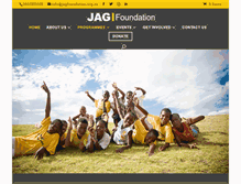 Tablet Screenshot of jagfoundation.org.za